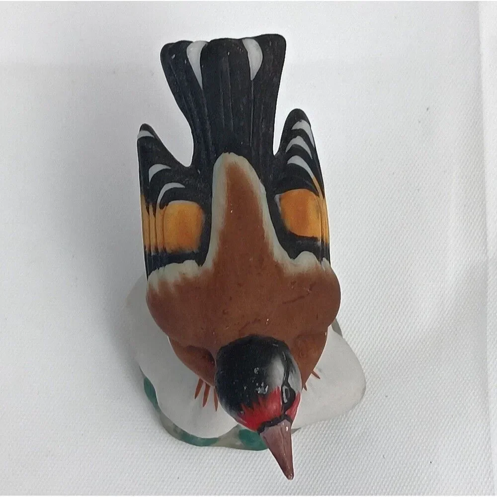 Franklin Mint Garden Bird World Snow Bunting Bluejay Goldfinch Lot Mini Figures